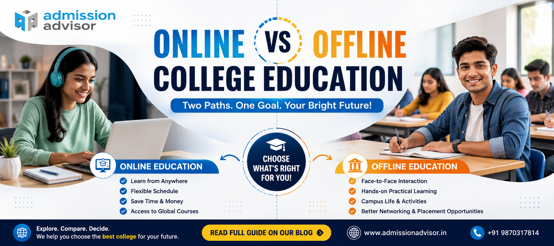 Online vs Offline College Education: Which One Should You Choose?