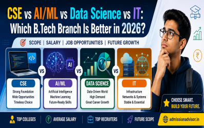 CSE vs AI/ML vs Data Science vs IT: Which B.Tech Branch Is Better in 2026?